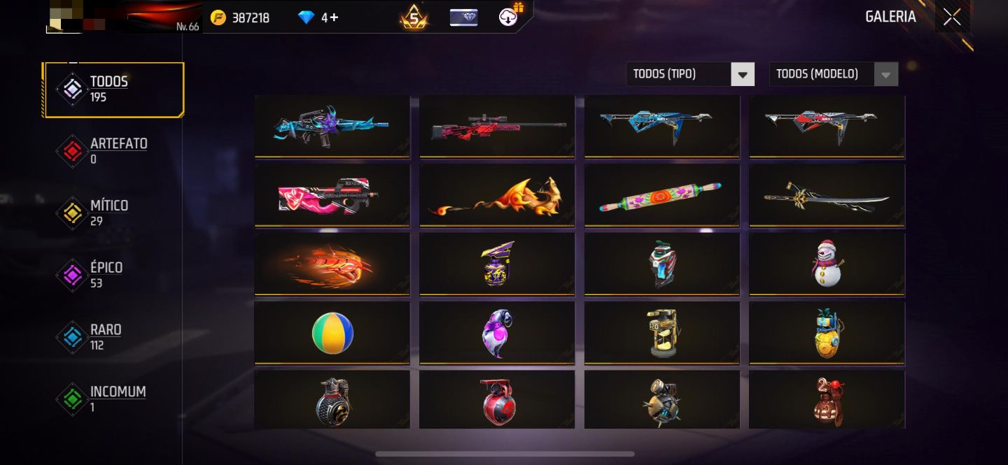 CONTA RARÍSSIMA DE FREE FIRE, 7 ANOS, ITENS RAROS E ANTIGOS, PROMOÇÃO RELÂMPAGO!