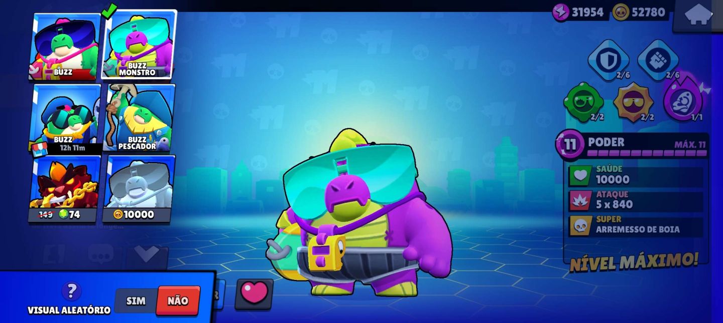 Brawl Stars 50K | 103 Brawlers | 240 SKINS | 13 Lendários | 54 Hipercargas