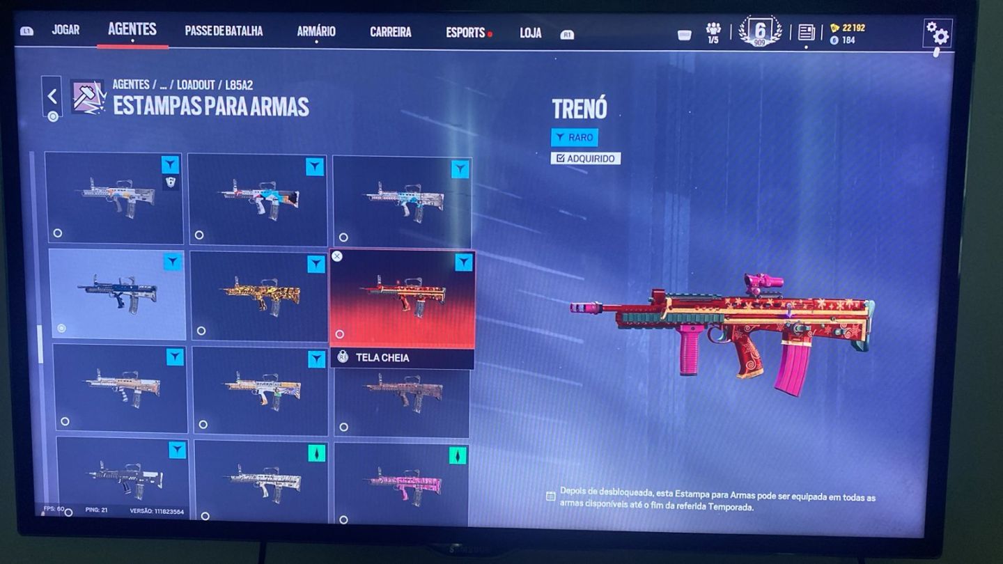 Conta Super RARA de R6
