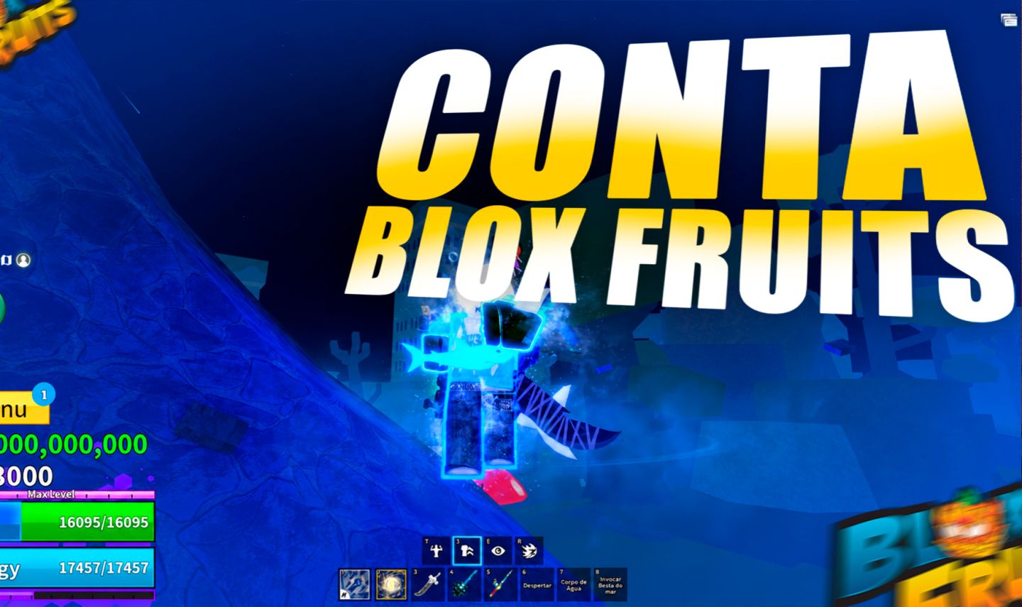 CONTA BLOX FRUITS FULL MAX | LEVEL 3000 | 30M BOUNTY | ITENS RAROS