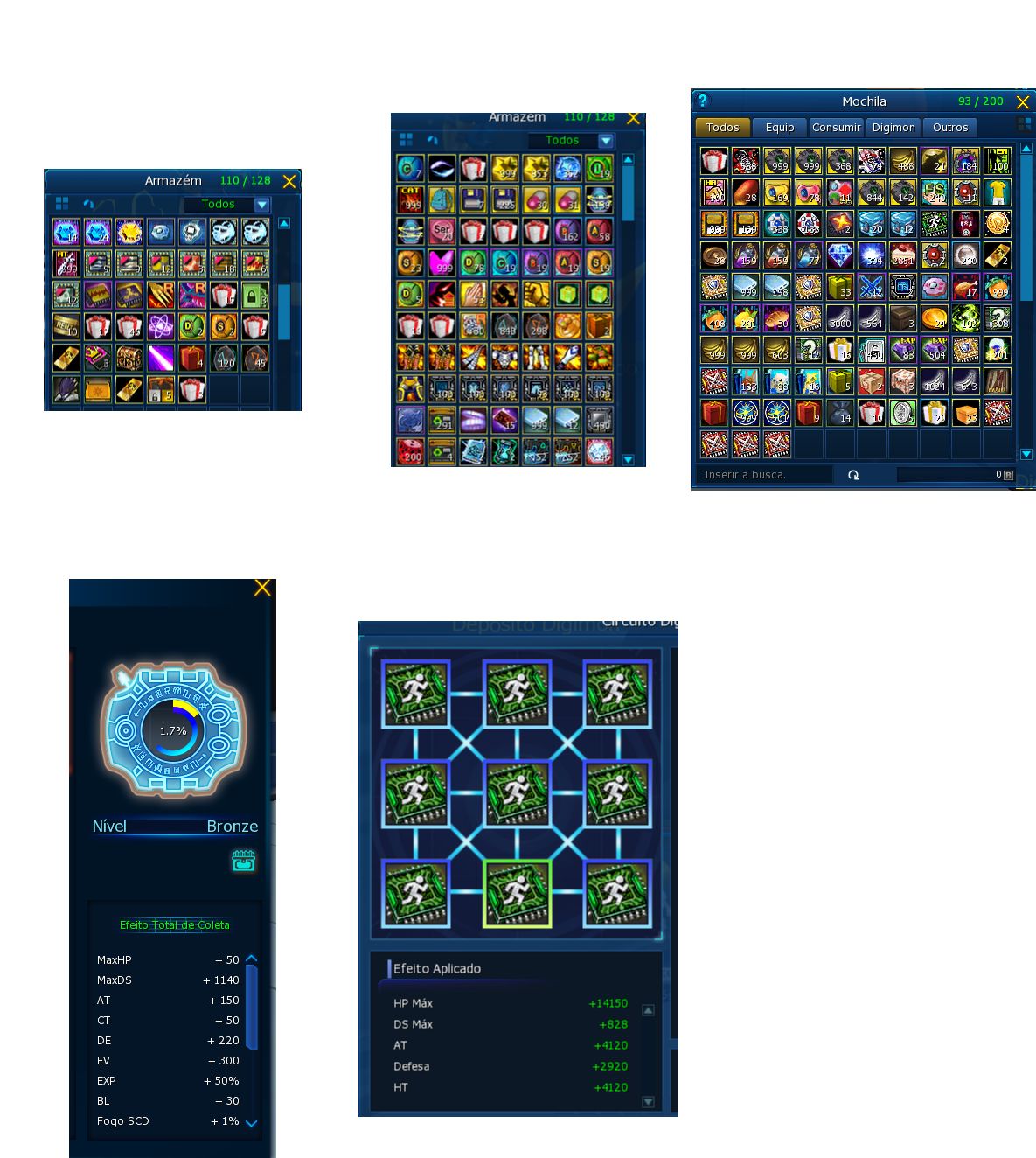 CONTA LADMO - SERVIDOR OMEGAMON LV160+