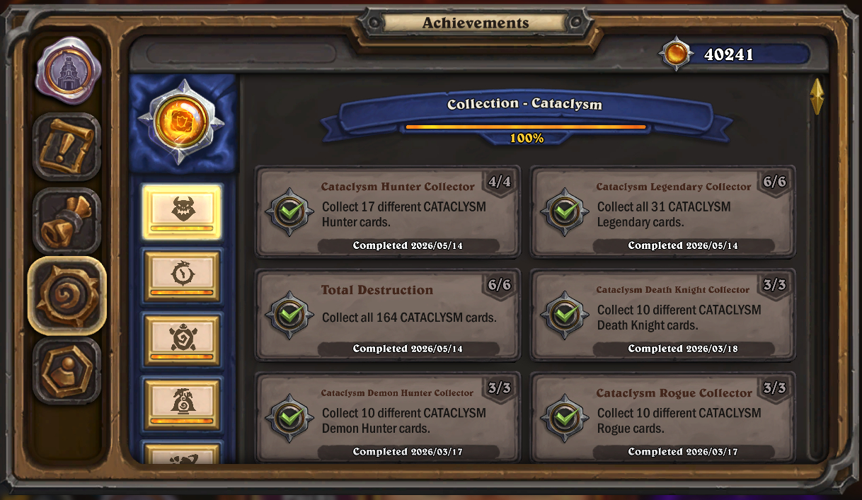 Conta Hearthstone com TODAS AS CARTAS! Todas mesmo!