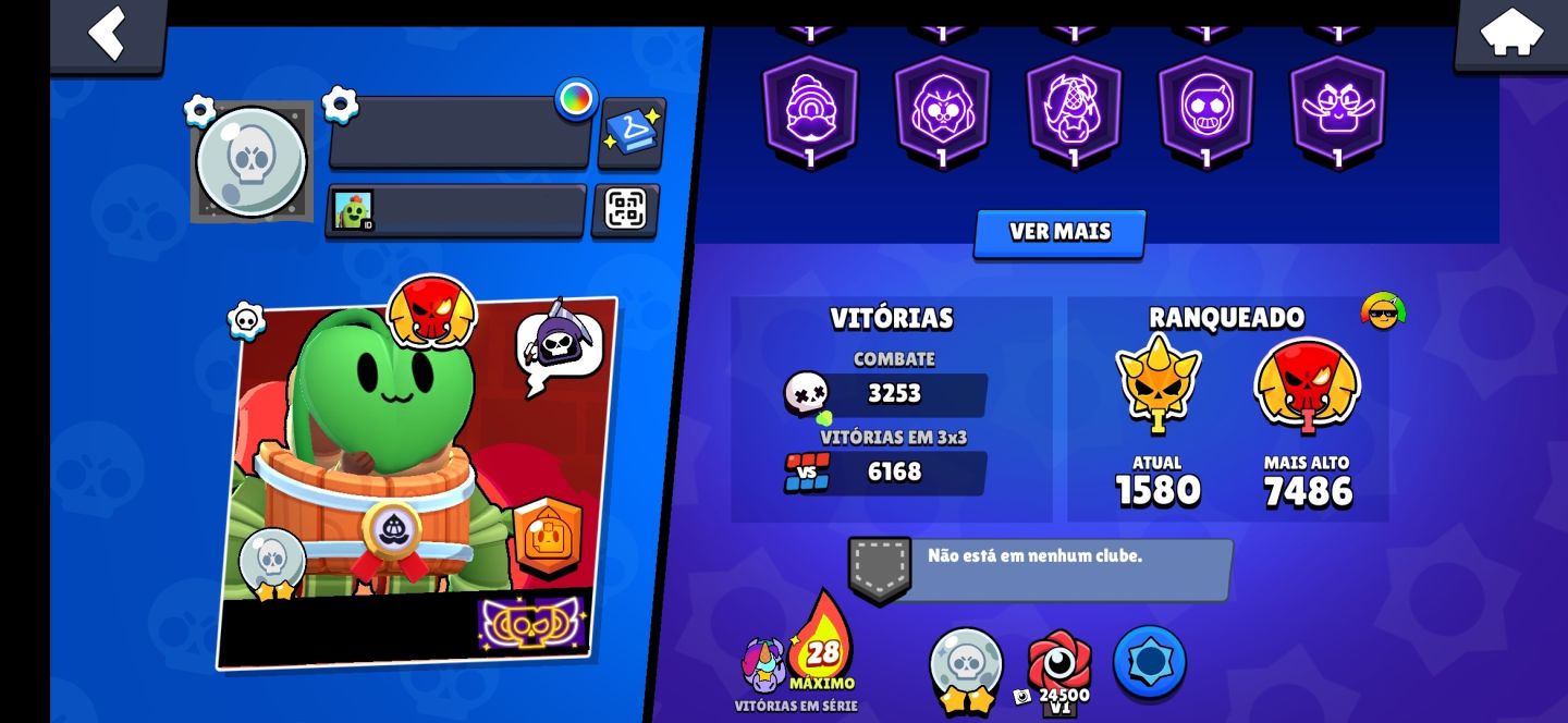 CONTA BRAW STARS 56K DE TROFÉUS | TODOS OS BRAWLERS | CONTA DESDE 2022