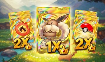 [GLOBAL] 2x PokéBall + 2x Fragmento Incendiário + 1x Eeve Bag [CROWN]