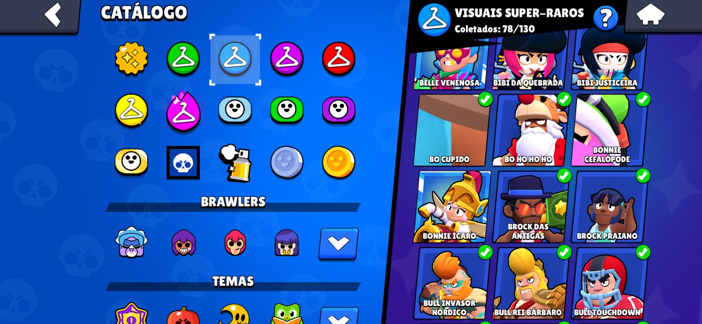 CONTA BRAWL STARS BARATA 47K DE TROFÉUS 105/106