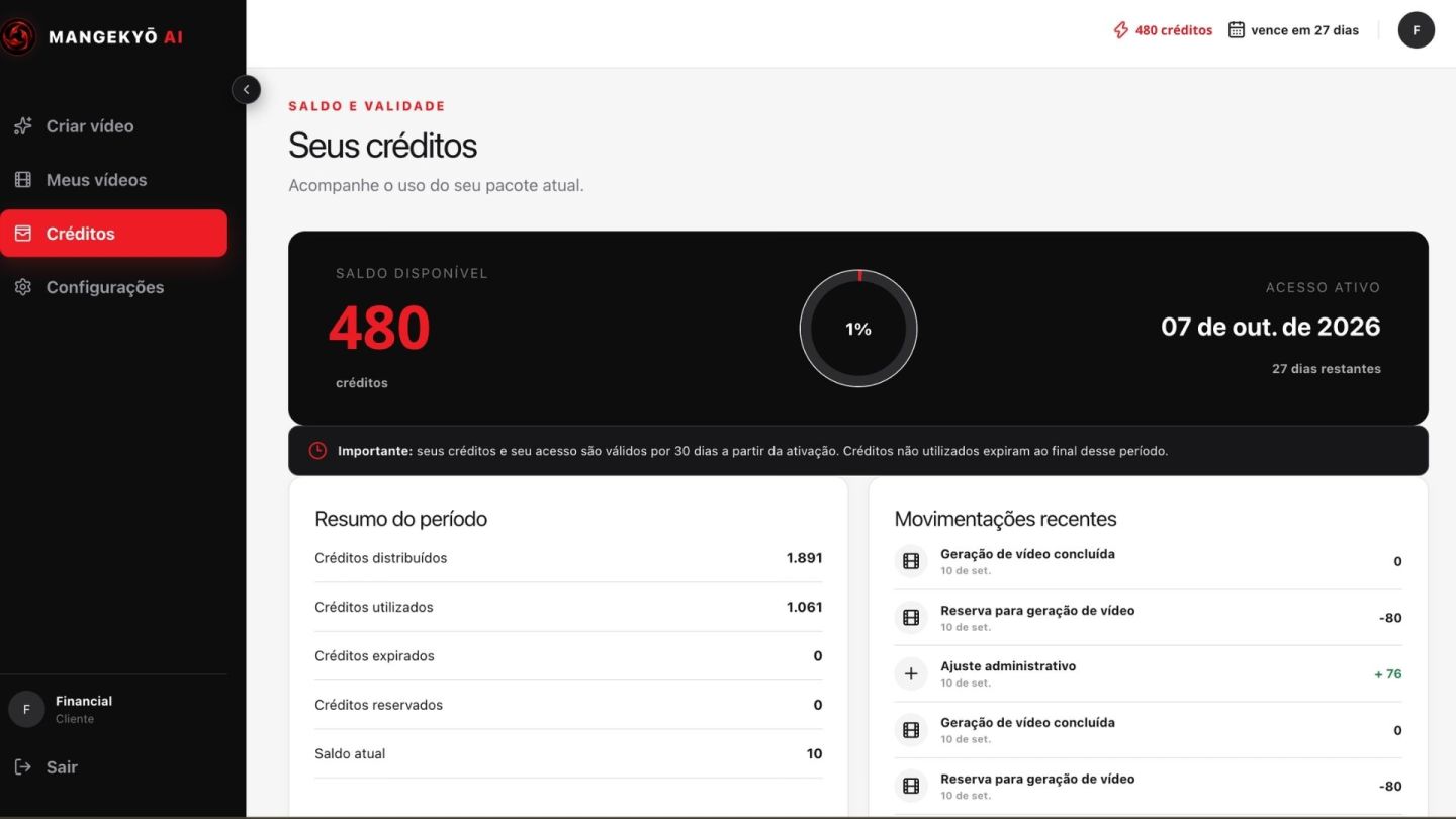 KLING 4.0, KLING 3.0, MOTION CONTROL 2.6 e 3.0 e O3 OMNI - 30 DIAS