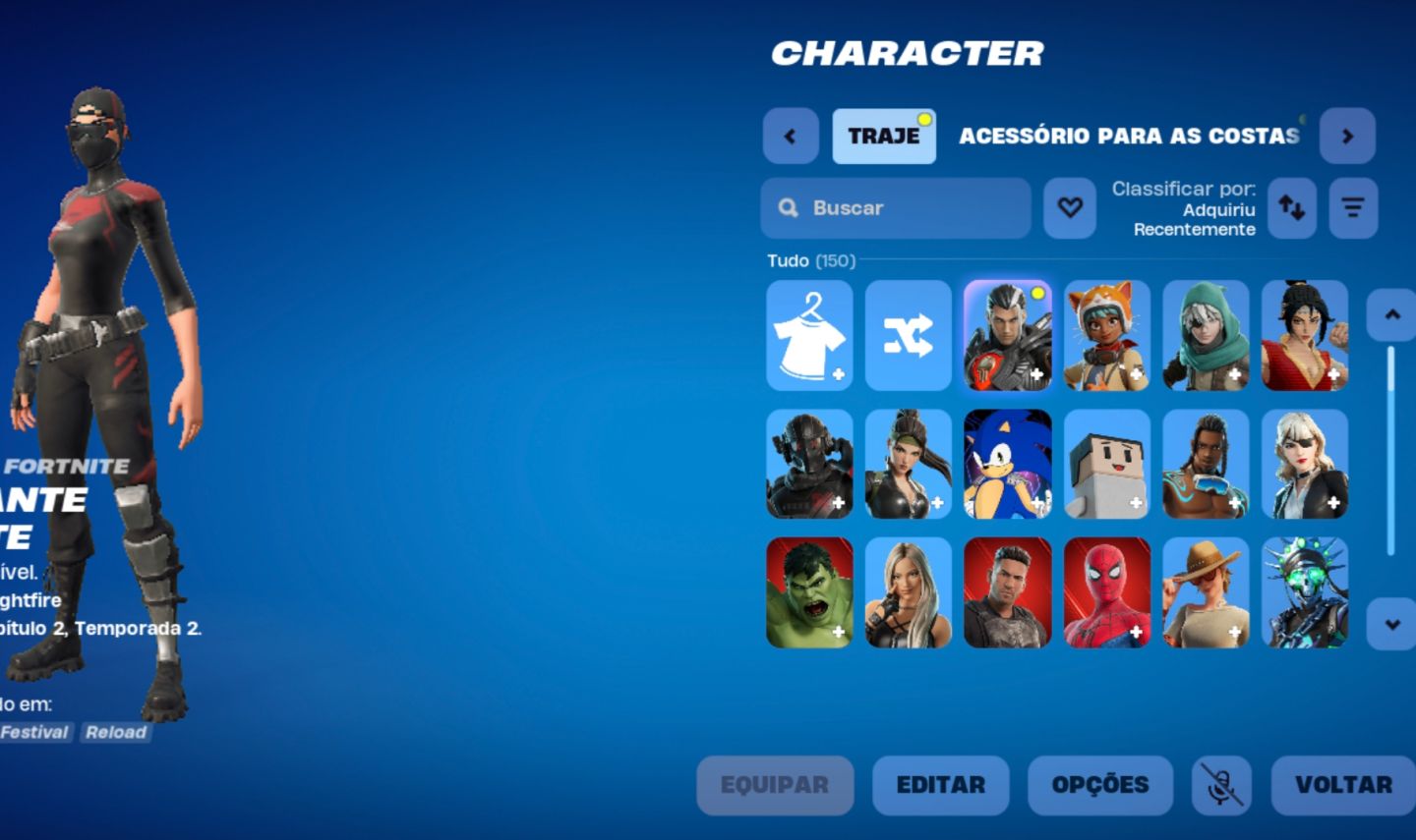 CONTA FORTNITE À VENDA | SKINS RARAS, CARROS BMW E LAMBORGHINI, EMOTES...