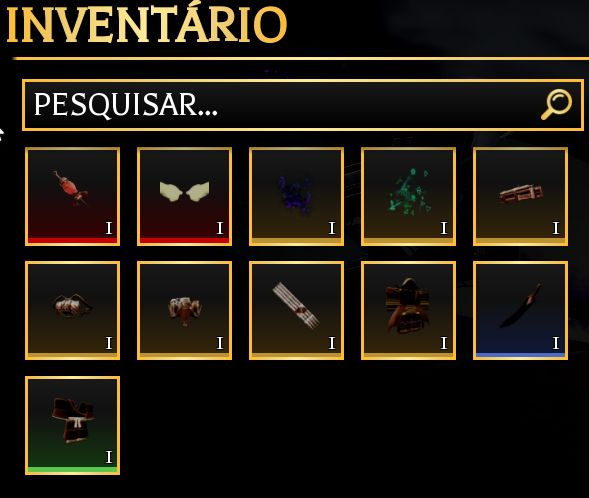 COSMÉTICOS AOTR: WINGS, ATTIRES, SWORD AURAS E ARTEFATOS MITICOS À VENDA!