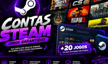 CONTAS STEAM COM JOGOS