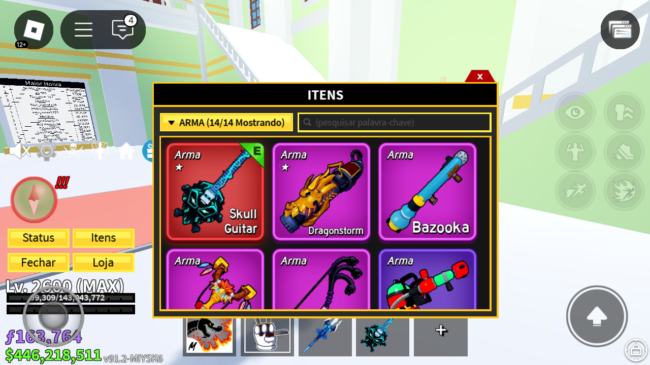 Conta Roblox raças full