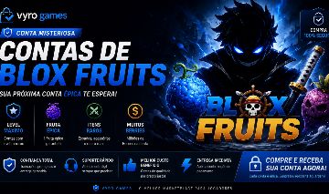[CONTA BLOX FRUITS ENTREGA AUTOMÁTICA] Level Max + Fruta Mítica + V4+conta forte