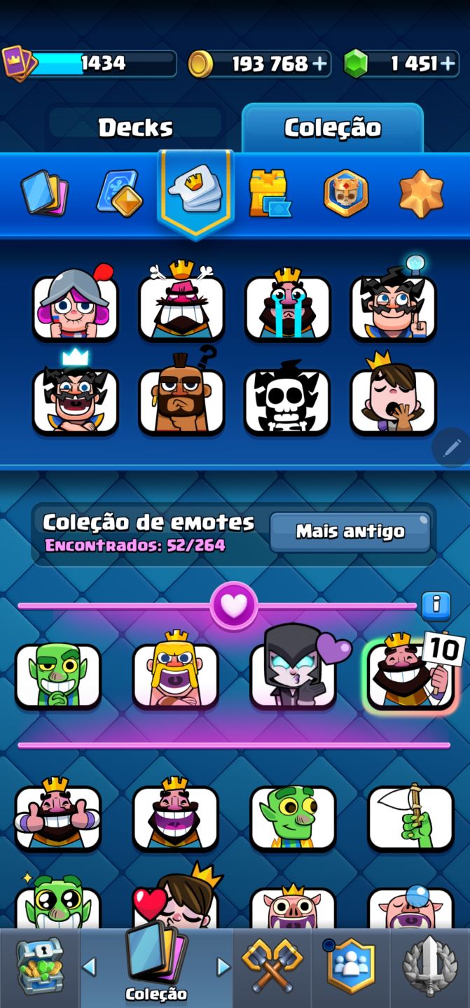 CONTA CLASH ROYALE | 12.2K TROFÉUS (ARENA 29) | 122/122 CARTAS (100%) | NÍVEL 16
