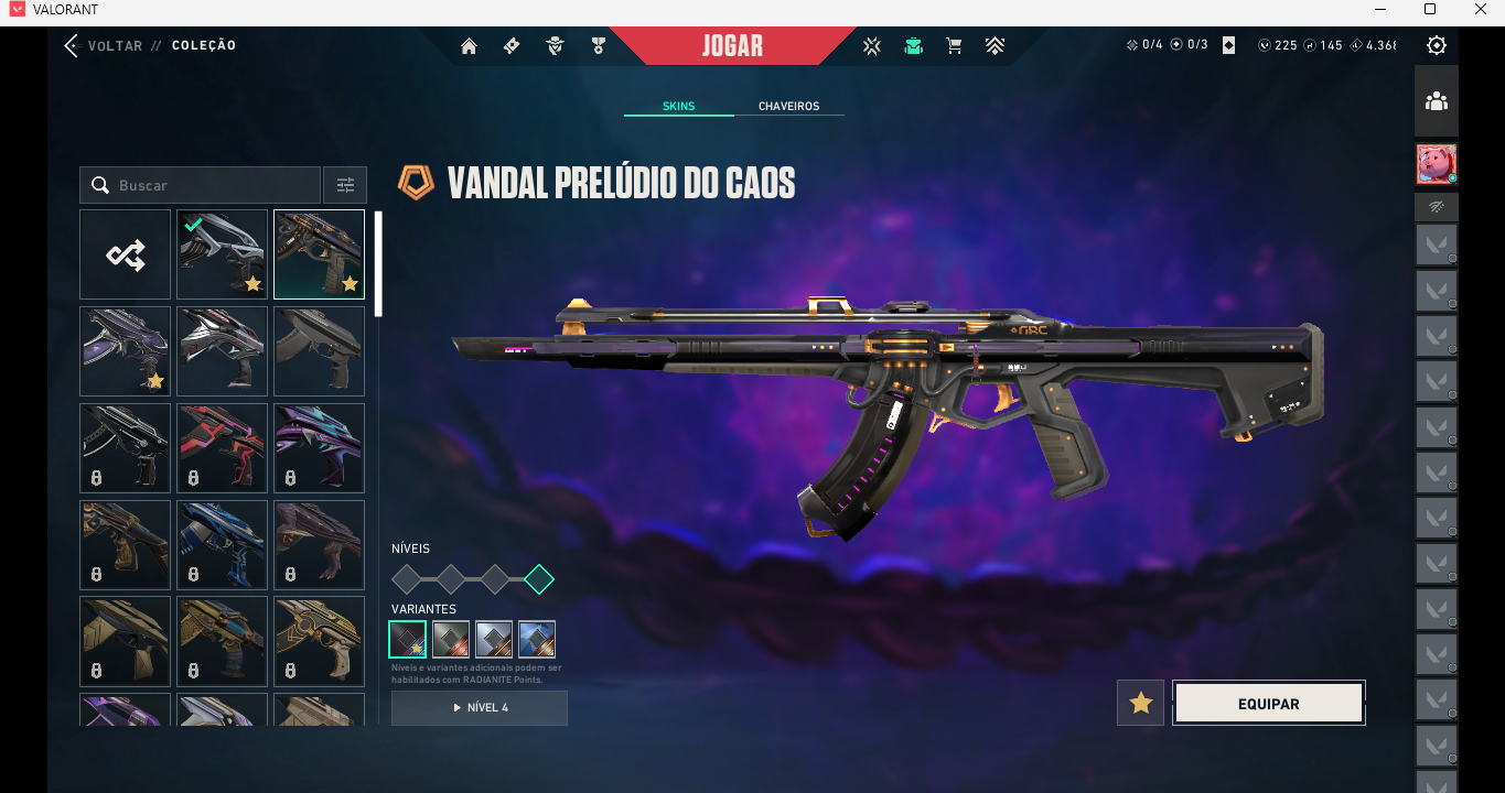 Conta Valorant, FULL ACESSO(PREÇO NEGÓCIAVEL)