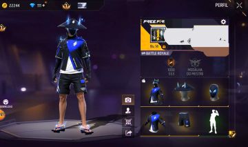 CONTA FF SKIN CAMPEÃO ELETRIZANTE + TROCA NICK