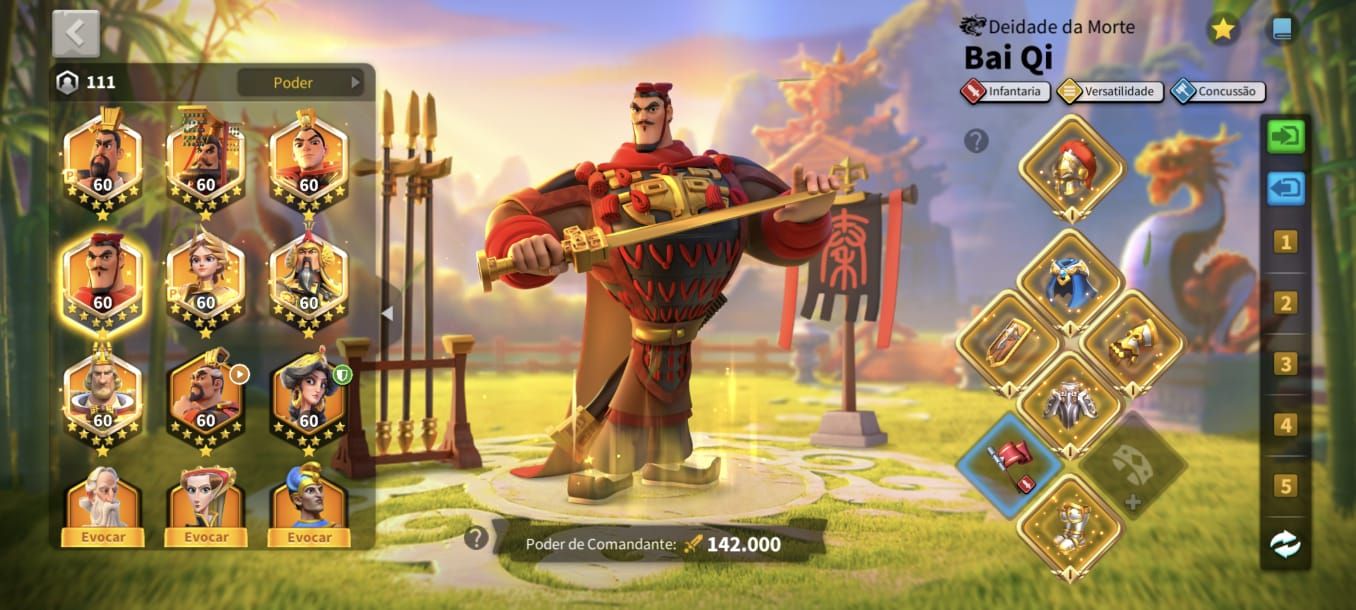 Conta Rise of Kingdoms Poder 82M, 3B Kill Points