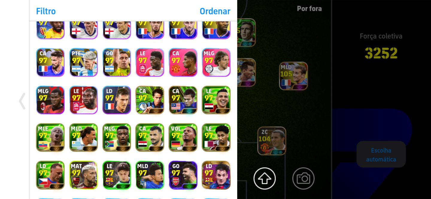 CONTA EFOOTBALL BOA +3250 DE FORÇA SO KONAMI