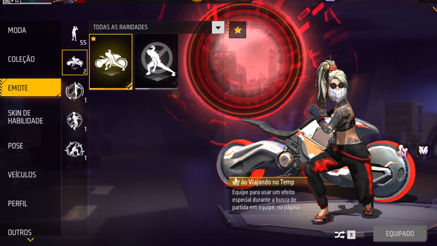 CONTA FREE FIRE | 7 ANOS | LVL 66 | FEMININA E MASCULINA | COLECIONADOR