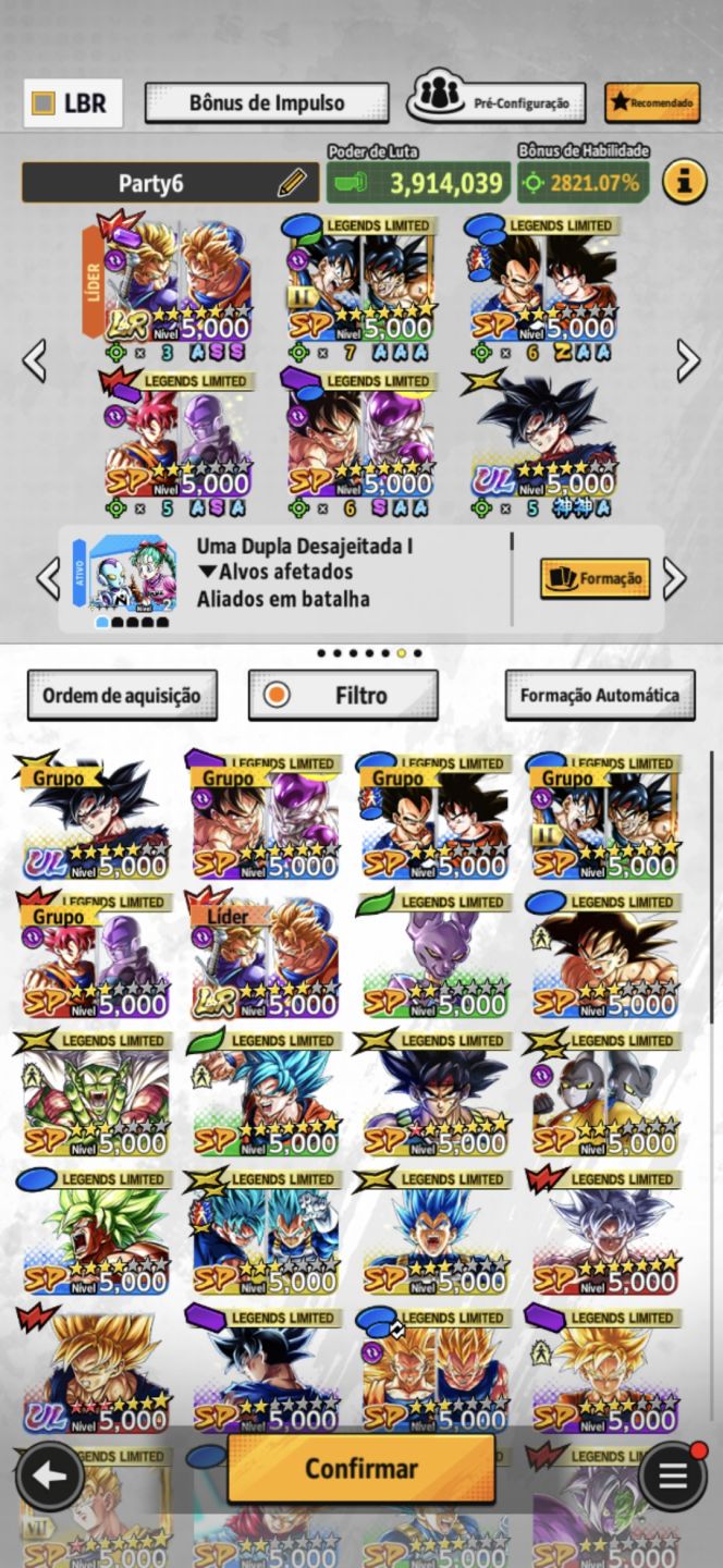 Conta level 151 com Lr gohan- thunks barato