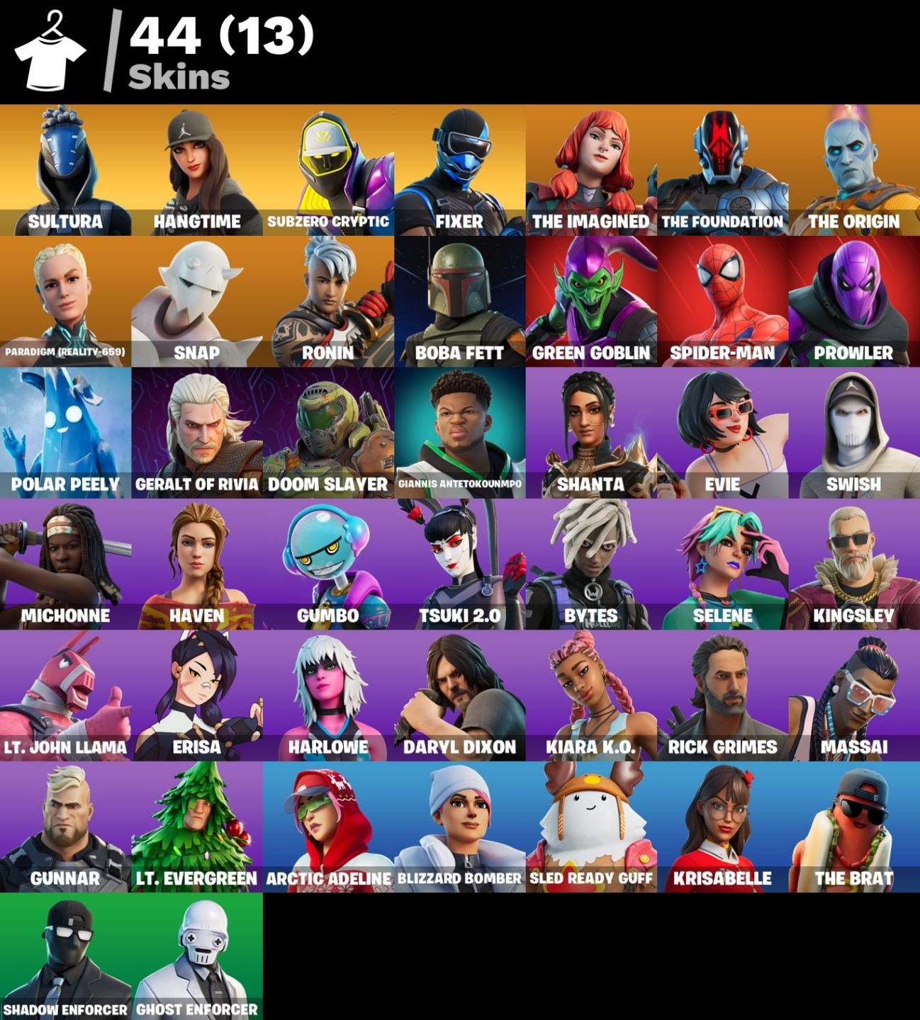 CONTA DE FORTNITE COM 44 SKINS | Spider-Man | PROMOÇÃO!