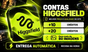 HIGGSFIELD AI | +10 +20 CRÉDITOS - GERE ATÉ 80 IMAGENS | ENTREGA AUTOMÁTICA