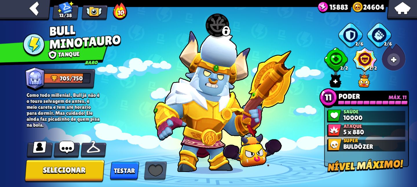 CONTA BRAWL 25.172 TROFÉUS | 80/104 BRAWLERS | 9 LENDÁRIOS