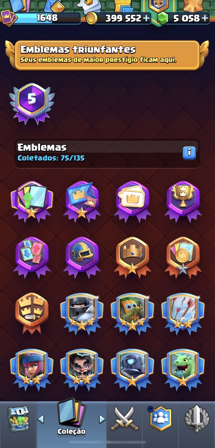 Clash Royale | 12k+ Troféus | Torre 16 MAX | 5K Gemas | Todas as Cartas
