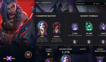 Conta Jinx exaltada+Jinx arcane liberta | 1 milhão de maestria | 420 skins