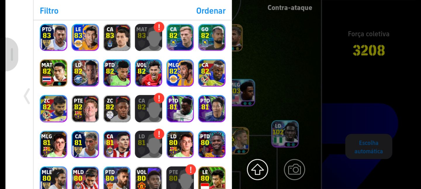 Conta de efootball com 3 épicos de box