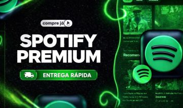 CONTAS DE SPOTIFY COM PREMIUM ATIVADO