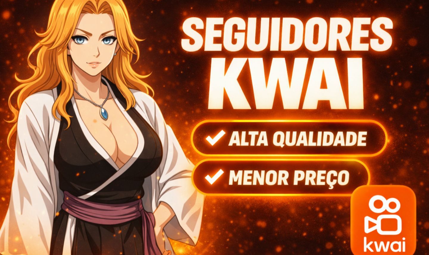 [MAIS BARATO] KWAI SEGUIDORES BRASILEIROS | CURTIDAS |