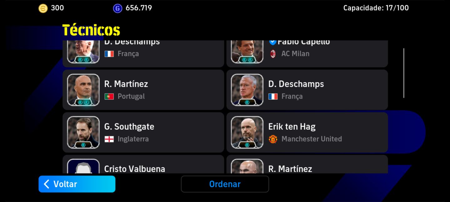 Super conta de colecionador efootball