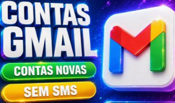 CONTAS GMAIL NOVAS!!! MENOR PREÇO DO MERCADO! VOCÊ CONSEGUE ALTERAR OS DADOS!