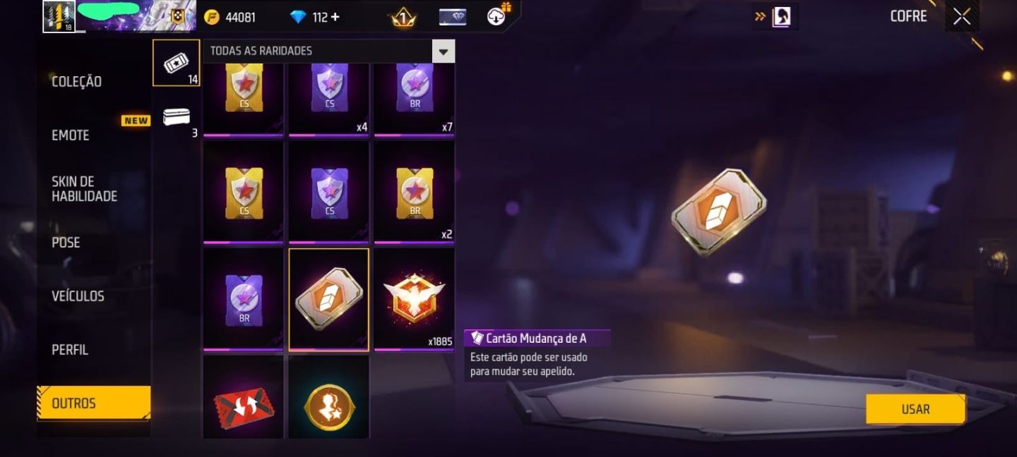 CONTA FF COMPLETA NV 18 - CONJUNTO RAPOSA DO ÁRTICO + SOMBRA DA NOITE