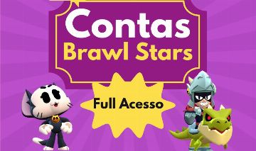 CONTA BRAWL STARS COM 5 LENDÁRIOS 10K TROFÉUS