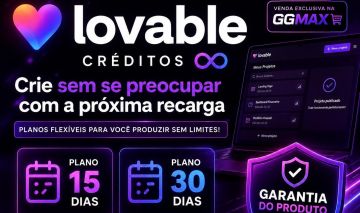Lovable - créditos a vontade | 30 dias