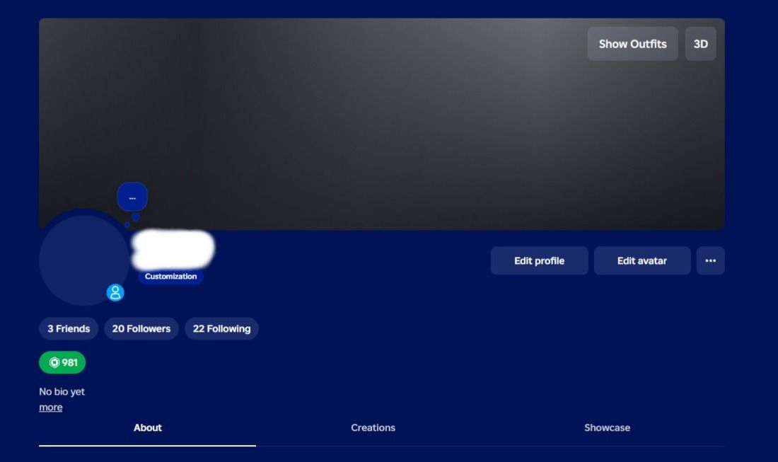 CONTA ROBLOX OG | 10/05/2010 | 980 RAP