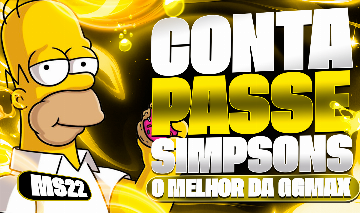 CONTA FORTNITE COM PASSE SIMPSONS E 2K VBUCKS