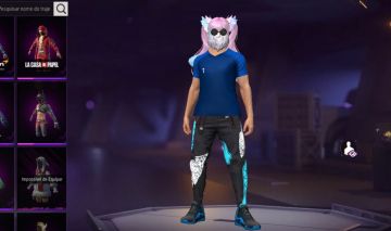 CONTA FREE FIRE ANTIGA COM FULL ROXA GEMADA COM ANGELICAL E BARBINHA