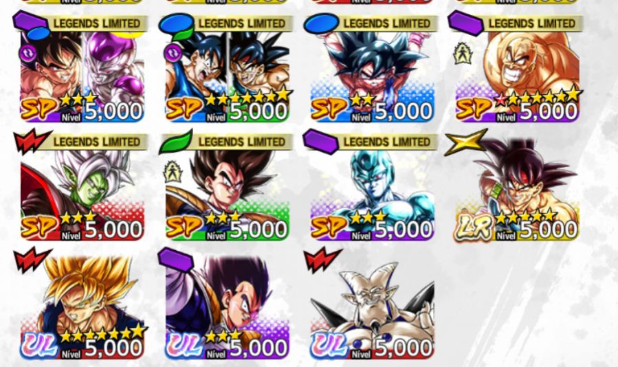Conta iniciante com Bardock LR + 19 LF + 3 ULTRA