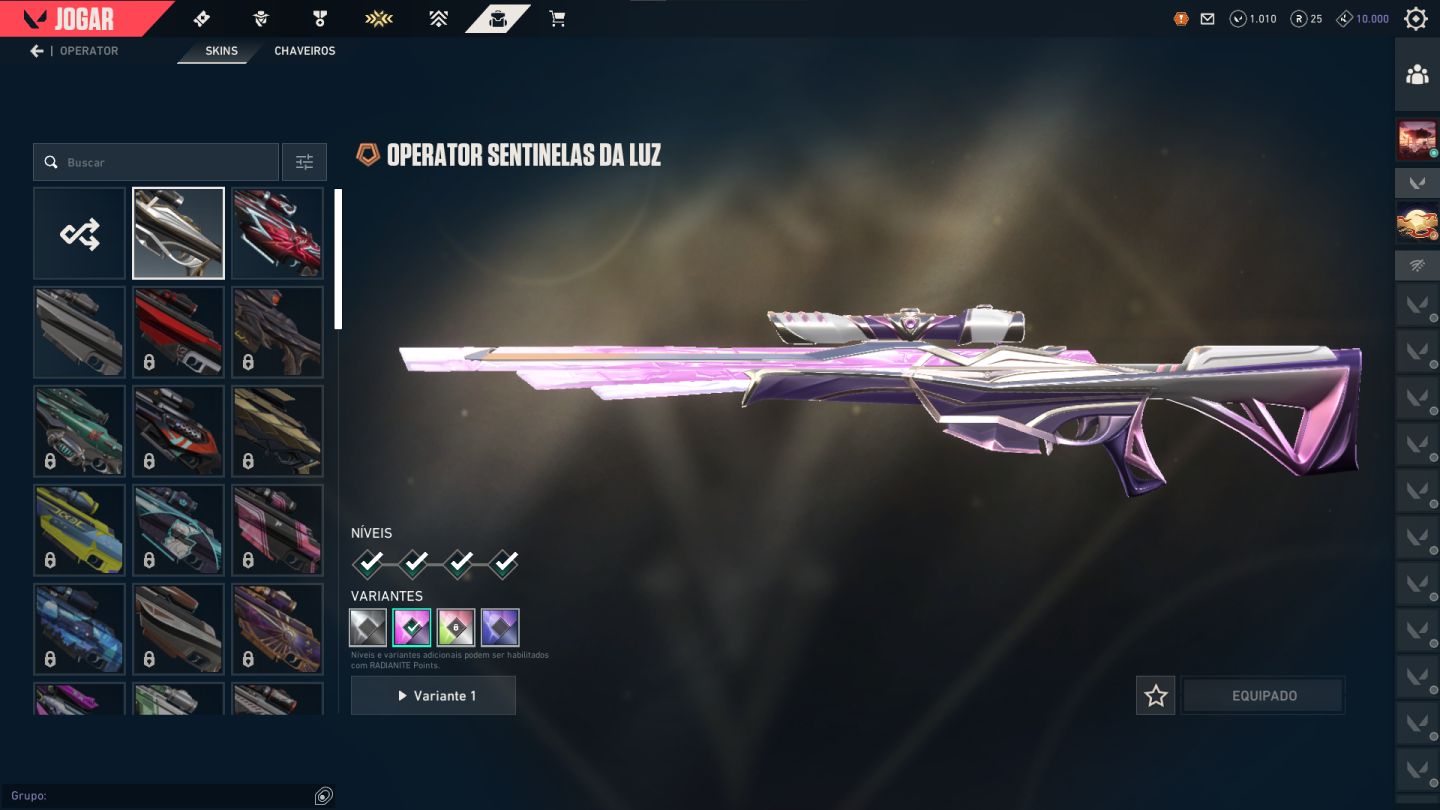 CONTA COM PACOTES CHAMPIONS E MUITAS SKINS / PREÇO NEGOCIAVEL