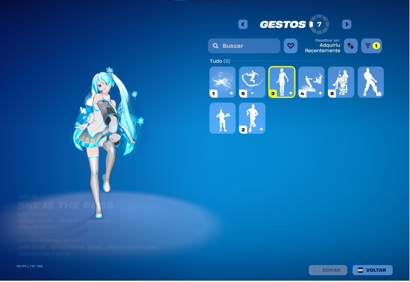 Conta Fortnite Full Acesso | Snow Hatsune Miku + jogos epic