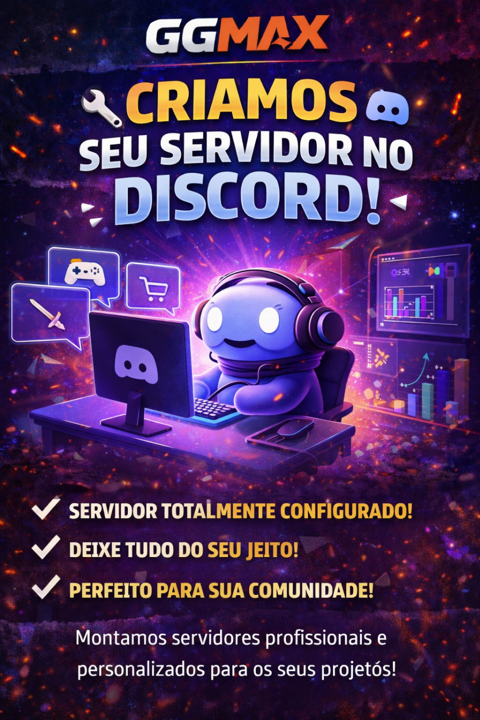 Criação de Servidor Profissional no Discord