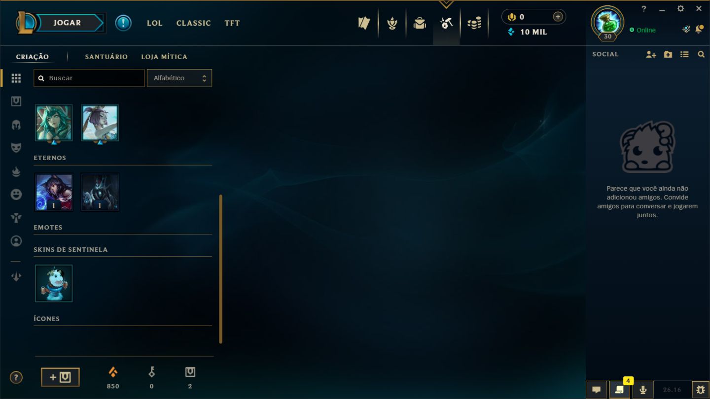 CONTA SMURF DE LOL LEVEL 30 | HANDLEVEL | FULL ACESSO