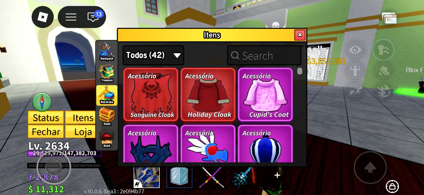 BLOX FRUITS LV 2634 V4 FULL + PERM ICE + CDK TTK + PS99 2 HUGE 90M + MM2 GODLY
