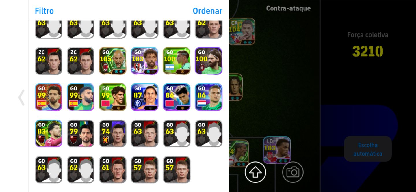 Conta efootball + 2220 de força completa