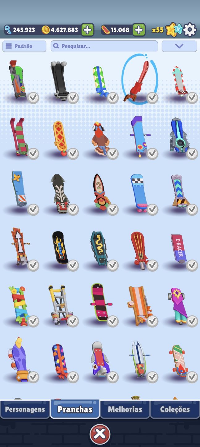 Subway Surfers 324 personagens e 233 trajes