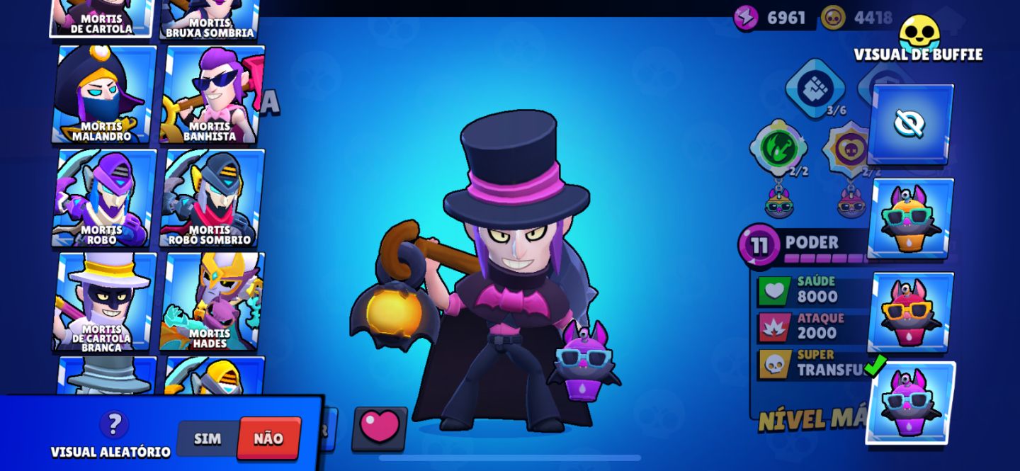 Conta de brawl stars muito braba