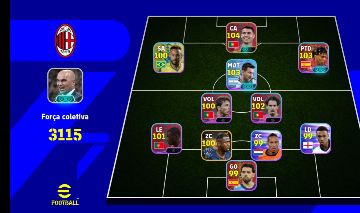 Conta efootball com pack de Portugal
