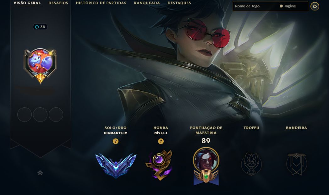 DIAMANTE IV 59.6% DE WIN RATE MMR DIAMNTE I/MESTRE + SKIN LENDARIA DA VAYNE