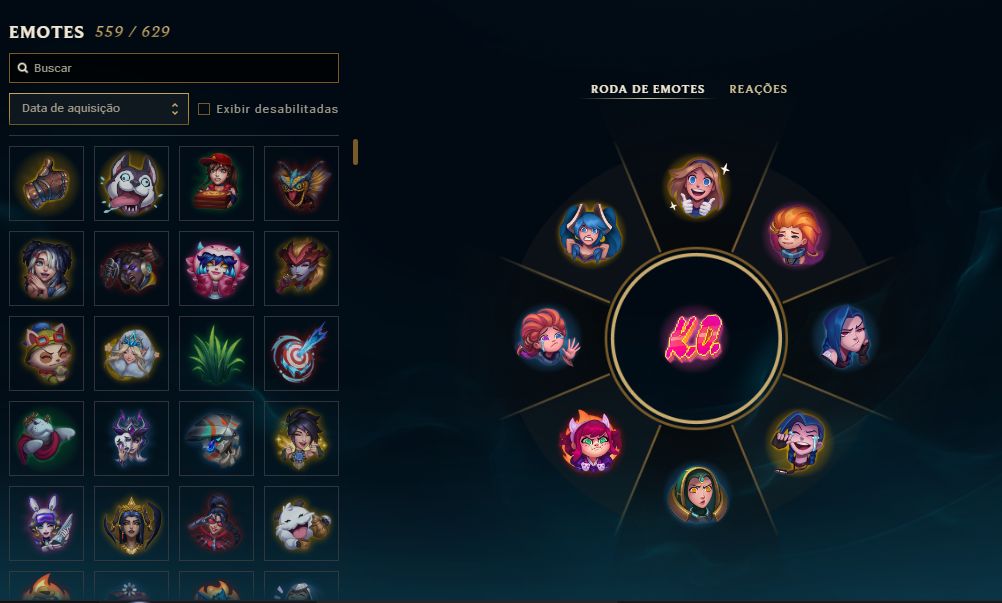 Conta Nivel 734/ 1243 Skins / 7 ultimates / 63 Míticas/ 86 Lendárias /392 cromas